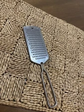 Vintage FOLEY USA small compact stainless hand held Cheese Grater / Zester VGC 