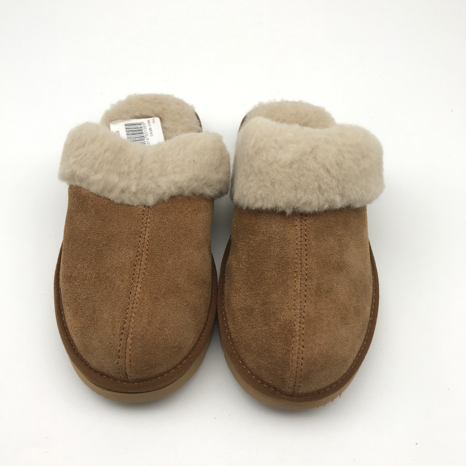 SoulCal & Co Sheepskin Style Slippers Kids Size C13 31.5 Cognac New image 8