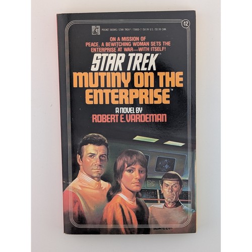 Pocket Books Star Trek Mutiny on the Enterprise Novel Sci-Fi