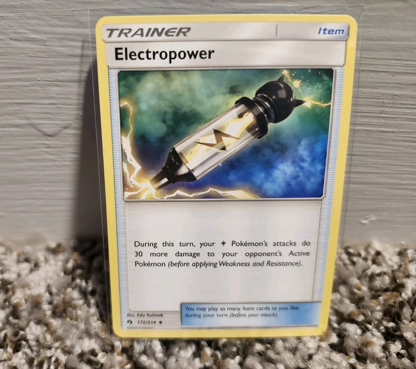 Electropower 172/214 Pokémon 2018 Lost Thunder - NM