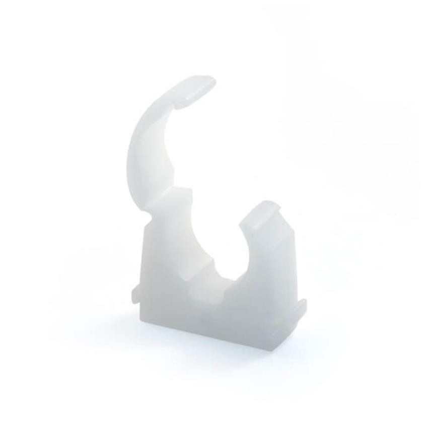100 x Talon 10mm Hinged Pipe Clips Single - BAG OF 100 CLIPS