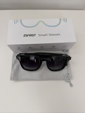 AI Smart Glasses With Camera - Black - New Open Box