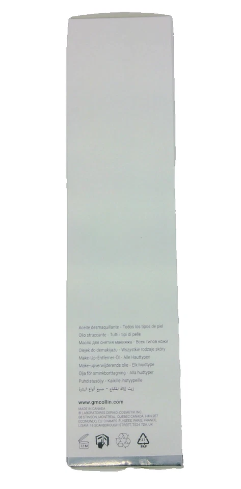 G.M. Aceite Limpiador Collin Phytoderm 150 ml/5 fl oz Nuevo Probador 2028 Foto 2 de 4