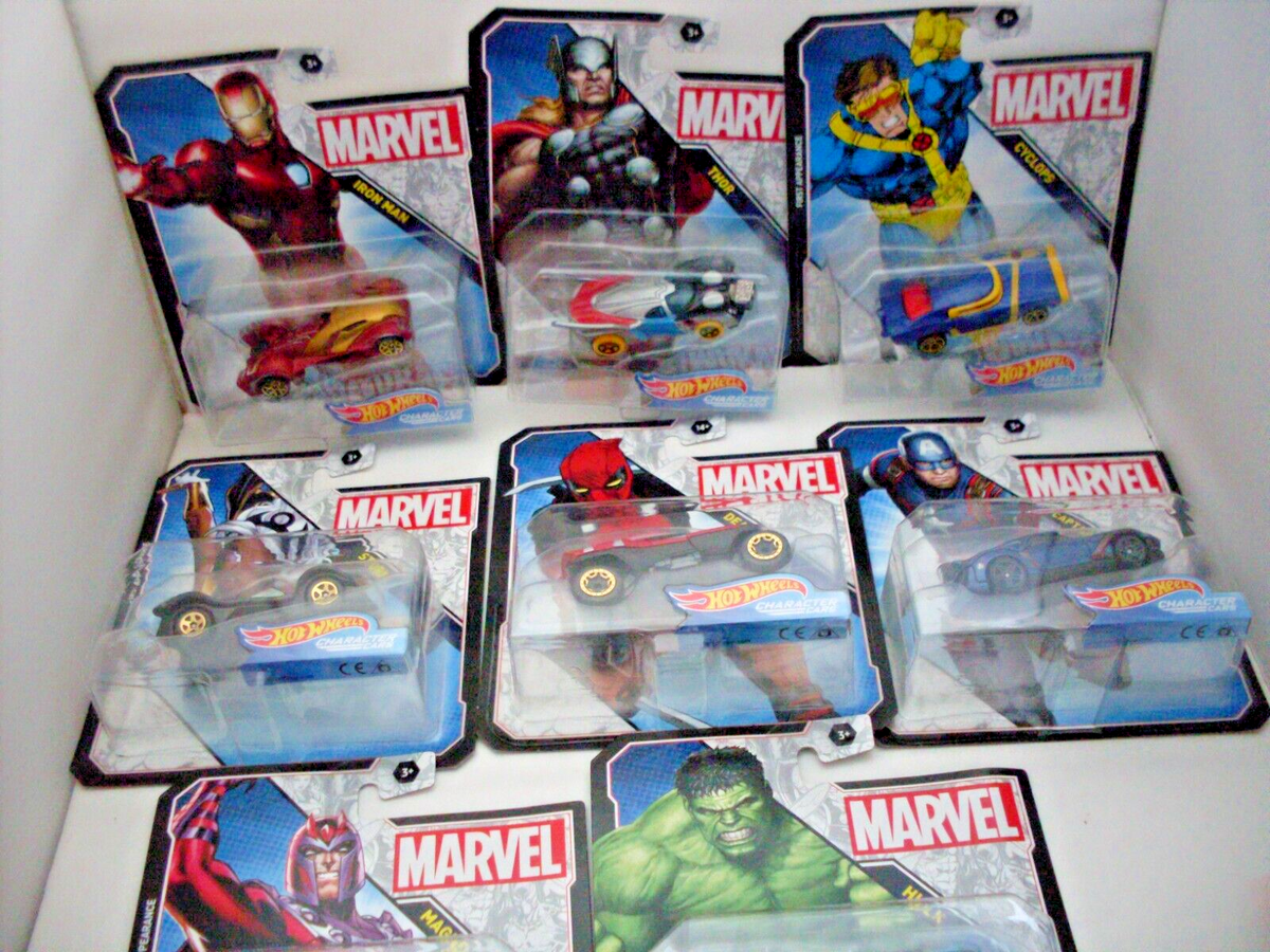 Marvel Hot Wheels 6個コンプリートセット Marvel Hot Wheels 6個