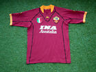 2001-2002 As Roma Home Shirt - Xlarge (Slim/Tight Fit)