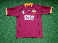 2001-2002 AS Roma Home Shirt - XLarge (Slim/Tight Fit)
