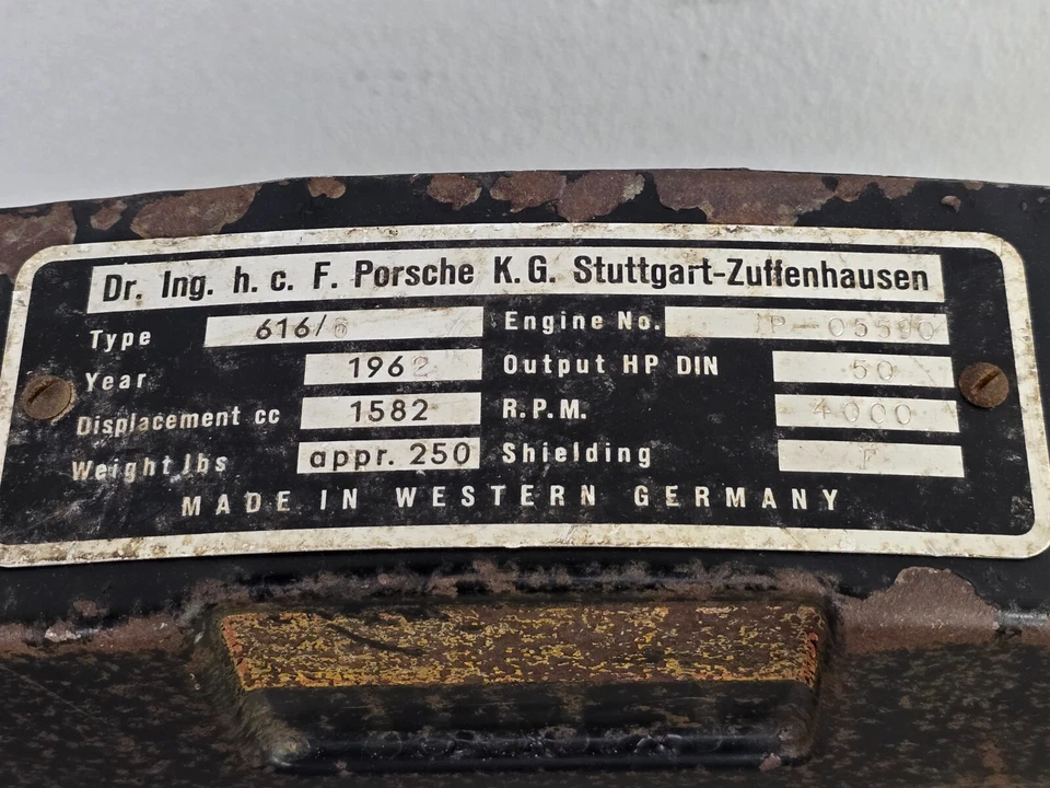 BONITO USADO ORIGINAL GENUINO PORSCHE 356B VENTILADOR CUBIERTA SOPLADOR CARCASA CASA PARA PERROS #44 Foto 2 de 4