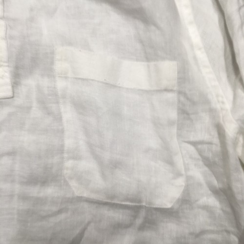 Murano Baird McNutt Linen Hoodie Womens Medium M White Tunic Henley Pullover - 第 5/12 張圖片