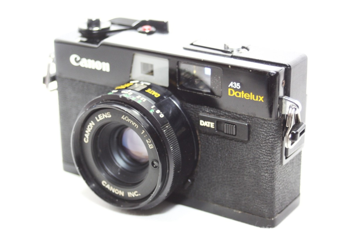 Excellent+] Canon A35 Datelux 40mm f/2.8 Rangefinder Camera