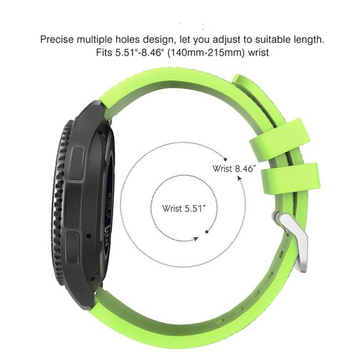 Watch Band For Samsung Galaxy Watch Active Gear 20 22 40 42 44mm Silicone Strap - Picture 4 of 29