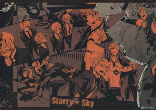 plastic poster Starry sky anime Kanata Homare Azusa Naoshi Kazuki Tomoe Yoh