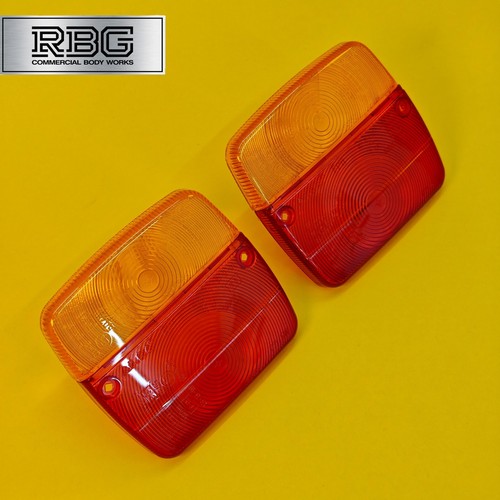 2x Replacement LENS for AJBA FP11 or FP18 Rear Trailer Lamp Light Daxara & Erde - Picture 3 of 9