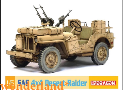 DRAGON 75038 1/6 WW.II British SAS 4x4 Desert Raider (Plastic model) - Afbeelding 1 van 2