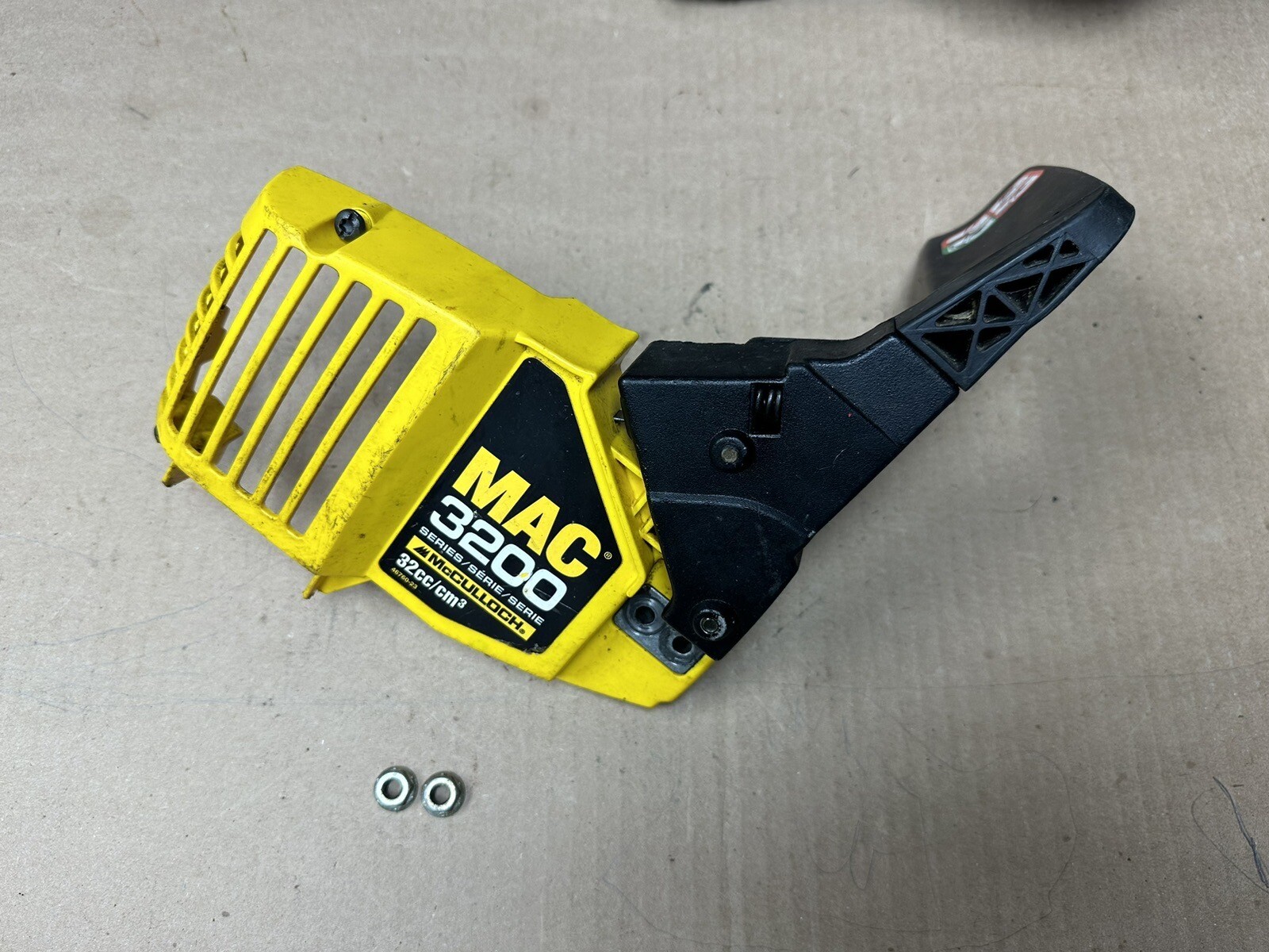 MAC 3200 CHAINSAW CHAIN BREAK HANDLE ASSEMBLY MCCULLOCH COVER MOUNT | eBay