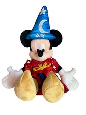 Disney Parks Sorcerer Mickey Mouse Fantasia Plush Toy 18  2017 Stuffed Animal