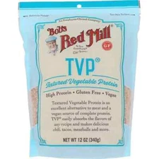 Bob's Red Mill Tvp Textured Vegetable Protein 12 oz Pkg - vegan meat substitute
