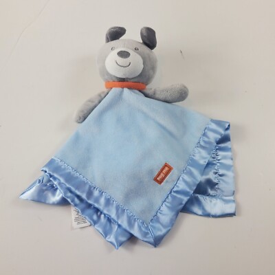 Carters Just One You Puppy Dog Hug Me Blue Security Blanket