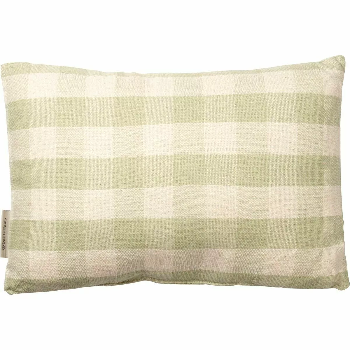 Caution Free Range Pets Green Buffalo Check Throw Pillow 15