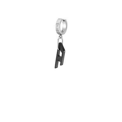 【DIESEL】Dx1448 DX1448 Stainless Steel Cuff Knot Bracelet｜シルバー
