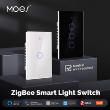 MOES Zigbee Mesh Smart Light Switch Work as R...