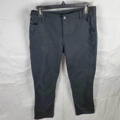 Carhartt Pants Women's Black Rugged Canvas Flex Original Fit