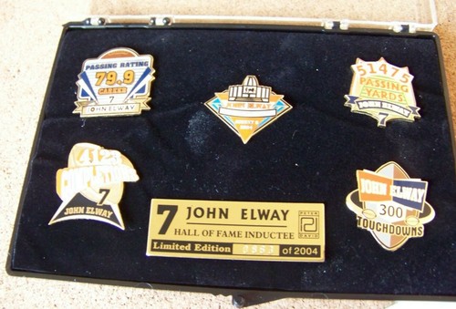 Denver Broncos John ELWAY Hall of Fame 5 pin set limited edition pins - Picture 4 of 12