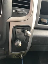 "Cubby" Dash Mount Base w/two 1" Balls, for Dodge & RAM Trucks
