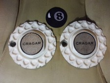 Set Of Two Cragar White Mesh Waffle Honeycomb Wheel Center Cap 29037 Daily