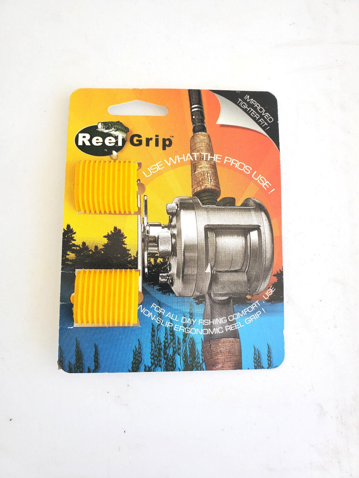 Reel Grips Slip on Reel Handle Grip Covers - Yellow -  For Fishing Reels