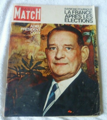 PARIS MATCH Nr. 712 vom 01.12.1962 Abschied Präsident Coty Bardot Beethoven  
