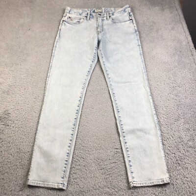 Todd Snyder Jeans Mens 29 (32x31) Slim Fit Low Rise Light Wash Stretch Denim