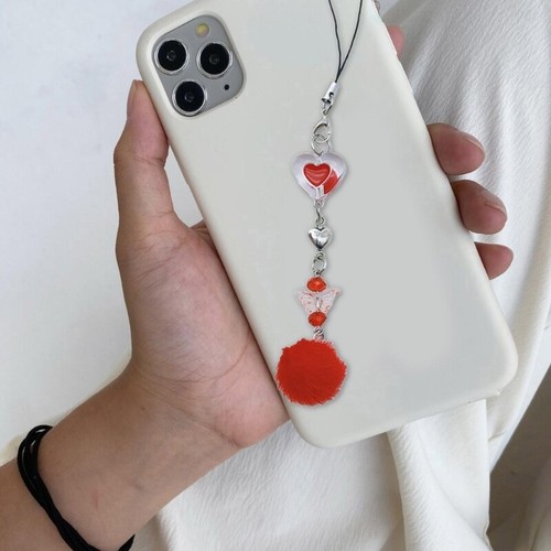 Butterfly Heart Pendant Keychain Phone Strap Lanyard Strap Backpack Charm Gift - Zdjęcie 6 z 8