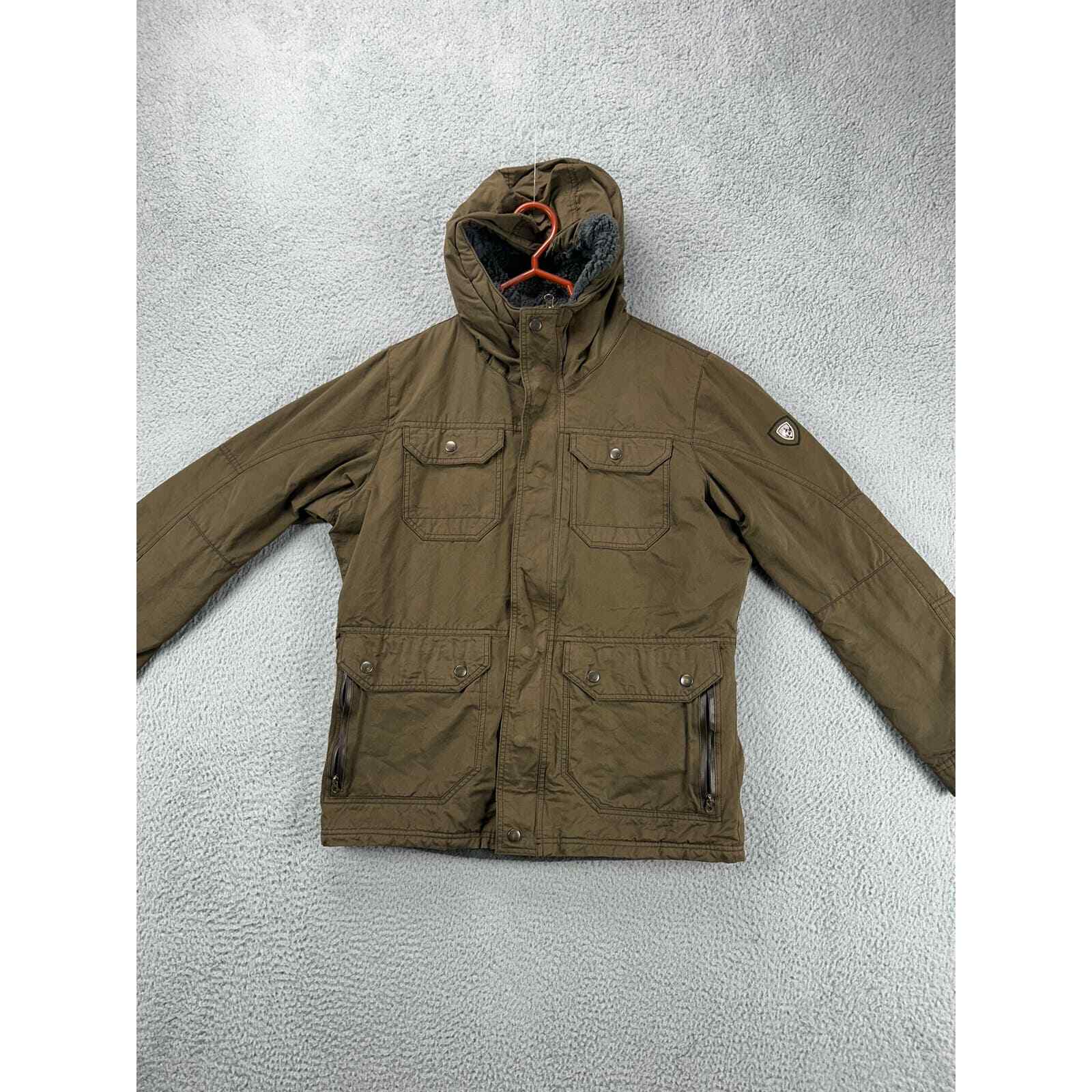 Kuhl Projekt Jacket Mens Small Brown Sherpa Lined Ful… Gem