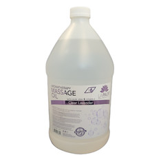 LA PALM Aromatherapy Massage Oil Lavender Clear - Refill size 1 Gallon