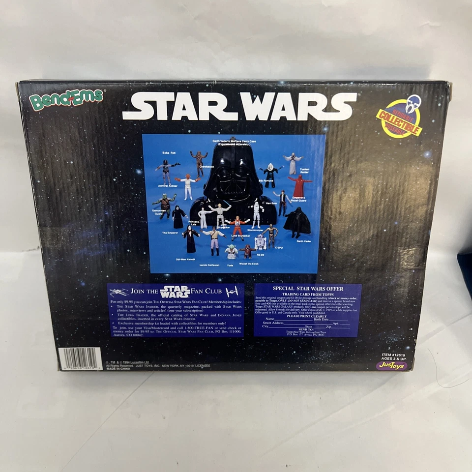 Star Wars Bend-Ems El Retorno del Jedi Juego de Regalo de 4 Piezas Lmtd. Moneda Edición - Grasa Foto 3 de 4