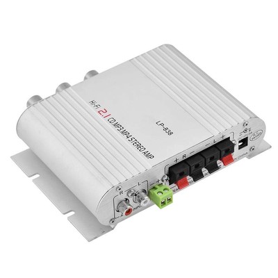 2 Channel 12v 15w Bass Amplifier Stereo Amplifier Small Amplifier Car Home Au...