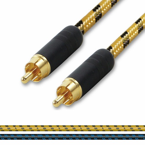 RCA audio cable. Single Phono 