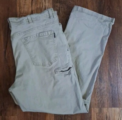 SWISS TECH MEN'S KHAKI FLAT FRONT PANTS SIZE 40X30 FREE SHIPPING 
