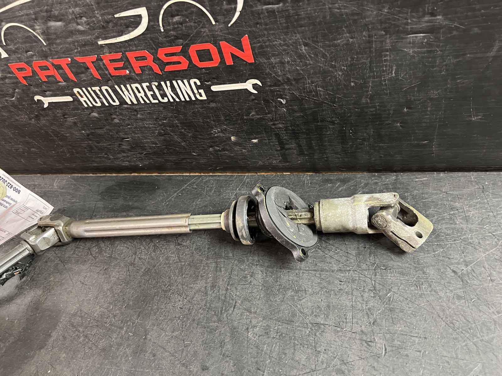 02-06 MASERATI SPYDER STEERING COLUMN W/ PADDLE SHIFTERS & KEY