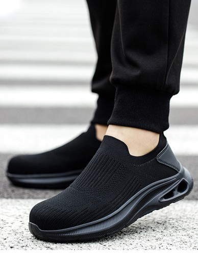 Zapatos de trabajo de malla transpirable para hombre Zapatos ligeros de seguridad de verano DE*-* - Imagen 15 de 27
