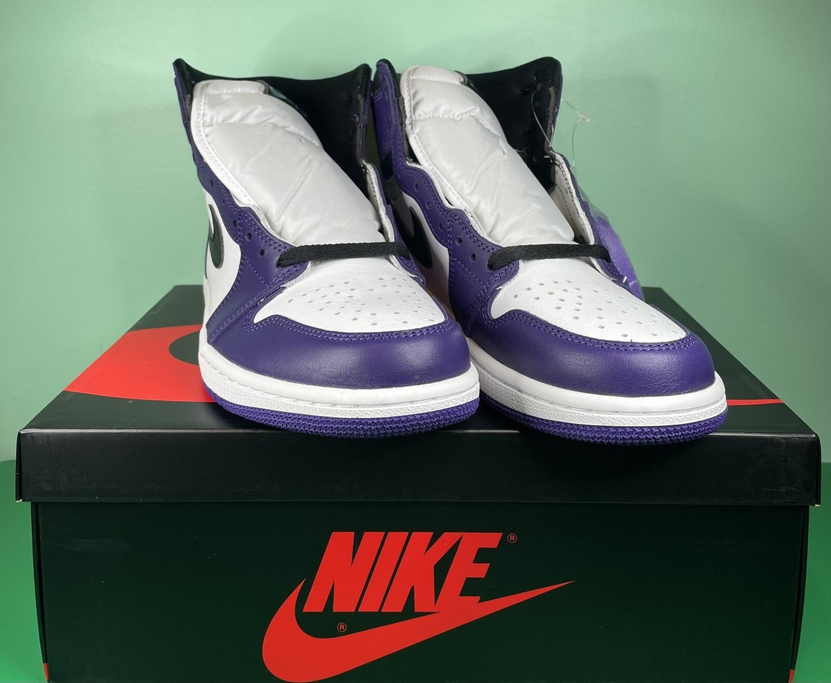 Air Jordan 1 Retro High OG Court Purple 2.0 2020 Size 8 Men  display picture 2
