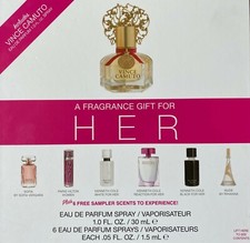 Vince Camuto Eau De Parfum 1.0 Oz 6 Fragrance Samplers Gift Set