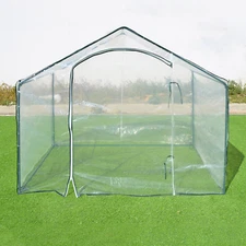 Portable 5.9'x3.5'x5'H Mini Clear Hot House Outdoor Gardening Planter Greenhouse