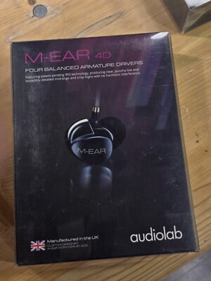 Audiolab M-EAR 4D InEar Kopfhörer 4 Treiber