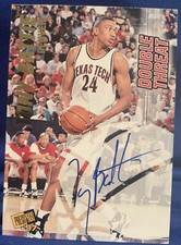 Tony Battie Texas Tech Antonio Mcdyess Press Pass Dual Autograph Card /750 Auto