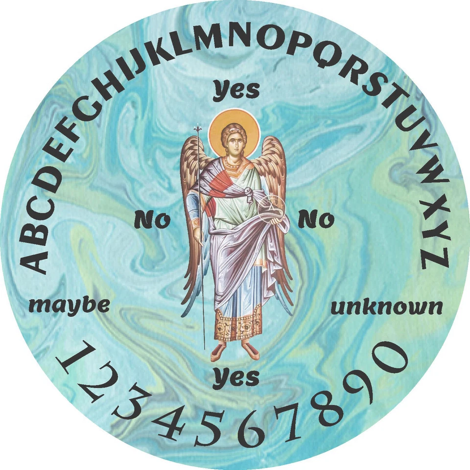 5" Angel Board - Pendulum Dowsing Divination Board - "Gabriel"