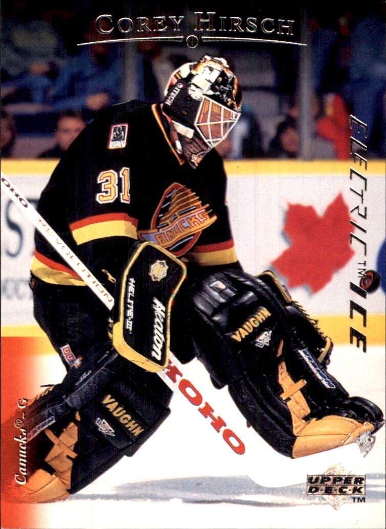 1995-96 Upper Deck ELECTRIC ICE #405 Corey Hirsch VANCOUVER CANUCKS