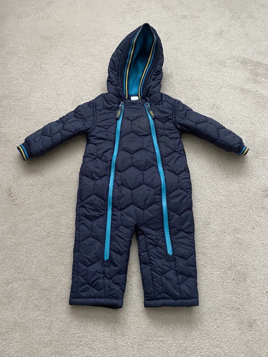 Ted Baker Baby Boys Blue Snow Pram Suit Jacket Coat Rain Winter