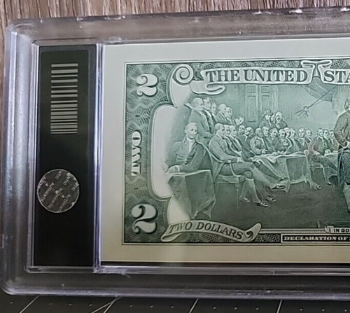 The Bradford Exchange UNITED STATES COLORED $2 Bill UNCIRCULATED (CONNECTICUT) - Picture 5 of 6