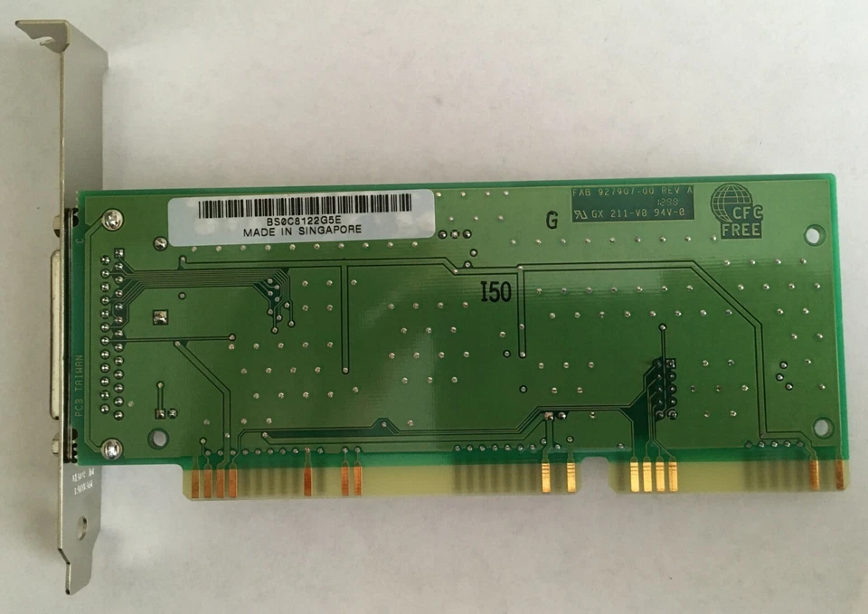 Adaptec AVA-1502E 16-bit ISA 25-pin SCSI Controller Card 927906-00 Rev A - Image 2 of 3
